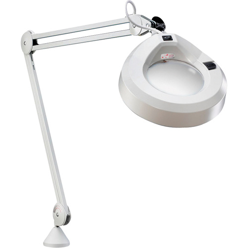 Luxo  18113LG  Luxo<sup>?</sup> Magnification Lamps, 3 Diopter, Fluorescent Light, 45" Arm, Grey - Each