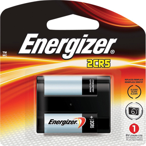 Energizer  EL2CR5BP  Lithium Batteries, CR5, 6 V - Each
