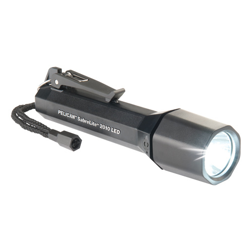 Pelican  020100-0101-110  SabreLite<sup>?</sup> Flashlight, LED, 161 Lumens, C Batteries - Each