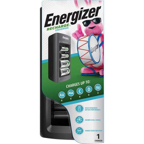 Energizer  CHFC  Recharge<sup>?</sup> Universal Battery Charger - Each