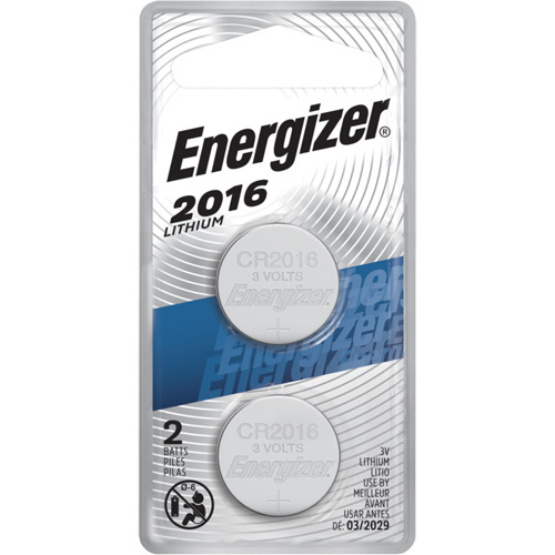 Energizer  2016BP-2N  2016 Batteries, 3 V - Pack of 2