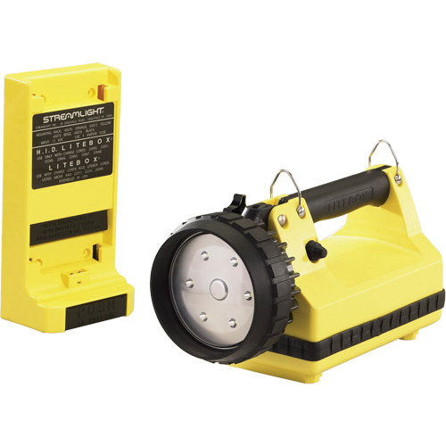 Streamlight  45825  E-Flood<sup>?</sup> LiteBox<sup>?</sup> Lantern with Vehicle Mount System, LED, 615 Lumens, 8 Hrs. Run Time, Rechargeable Batteries, Included - Each