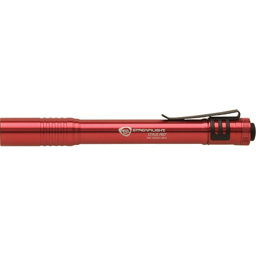 Streamlight  66120  Stylus Pro<sup>?</sup> Pen Light, LED, 100 Lumens, Aluminum Body, AAA Batteries, Included - Each