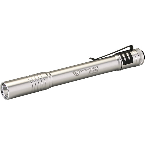 Streamlight  66121  Stylus Pro<sup>?</sup> Pen Light, LED, 100 Lumens, Aluminum Body, AAA Batteries, Included - Each
