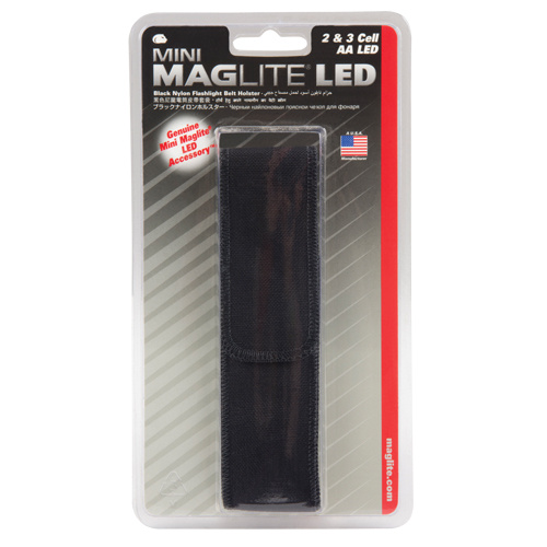 Maglite  AP2X136  Maglite<sup>?</sup>?Nylon Belt Holster for 2-Cell AA LED Flashlights, Flashlight Holder, Nylon, 1 Pockets - Each