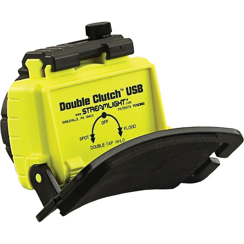 Streamlight  61600  Double Clutch? USB Headlamp, LED, 125 Lumens, 3.5 Hrs. Run Time, Rechargeable Batteries - Each