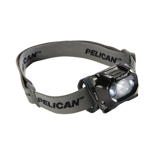 Pelican  027650-0103-110  2765 Headlamp, LED, 155 Lumens, 6.25 Hrs. Run Time, AAA Batteries - Each