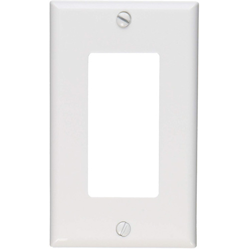 Leviton 80401-NW Standard Size Wall Plate-(Each)