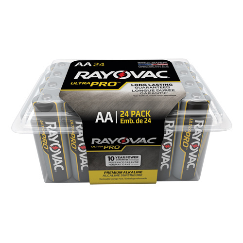 Rayovac  ALAA-24PP  Ultra PRO? Industrial Batteries, AA, 1.5 V - Pack of 24