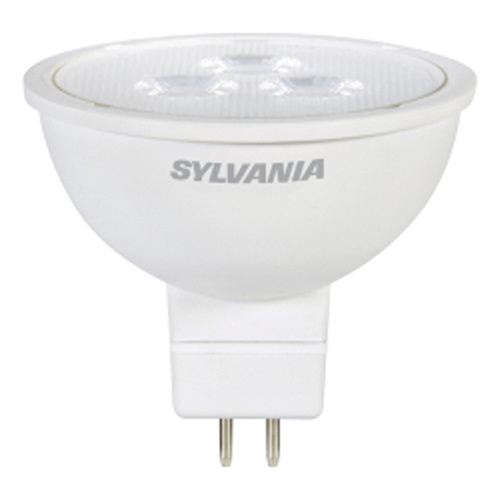 Sylvania 79129 Contractor Series LED Lamp, MR16, 5 W, 350 Lumens, GU5.3 Base - Pack of 3
