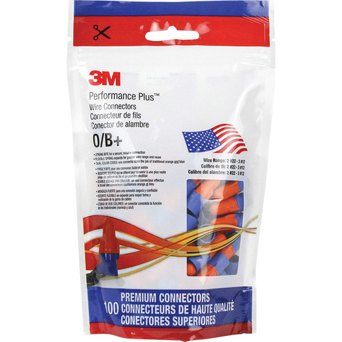 3M Performance Plus™ Wire Connectors  (Pack of 100)-Click on options for variations & Details.