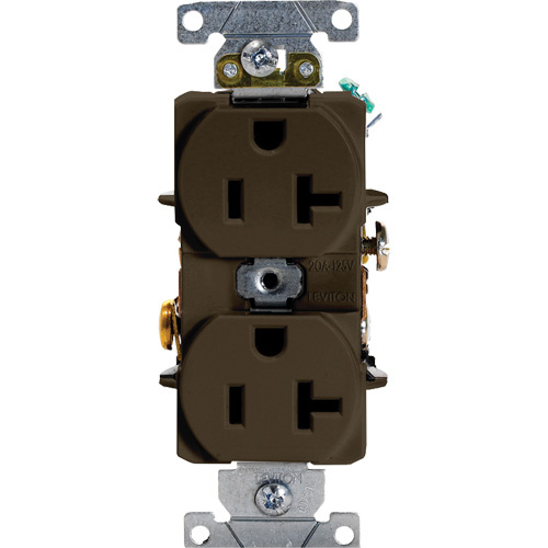Leviton 5352 Industrial Grade Duplex Outlet-(Each)