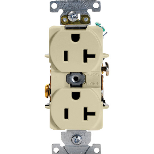 Leviton 5352-I Industrial Grade Duplex Outlet-(Each)