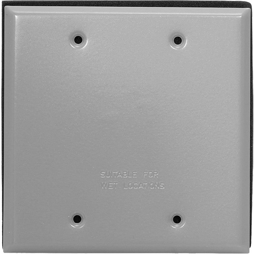 Leviton WM2B-GY Blank Wallplate-(Each)