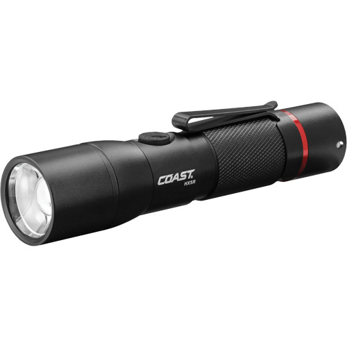 Coast 21673 HX5R Flashlight, LED, 340 Lumens, Rechargeable/CR123 Batteries-(Each)