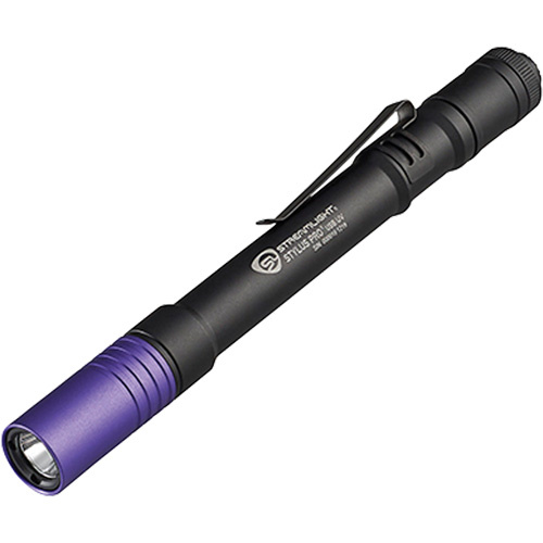 Streamlight  66148  Stylus Pro<sup>?</sup> USB UV Penlight, LED, Aluminum Body, Rechargeable Batteries, Included - Each