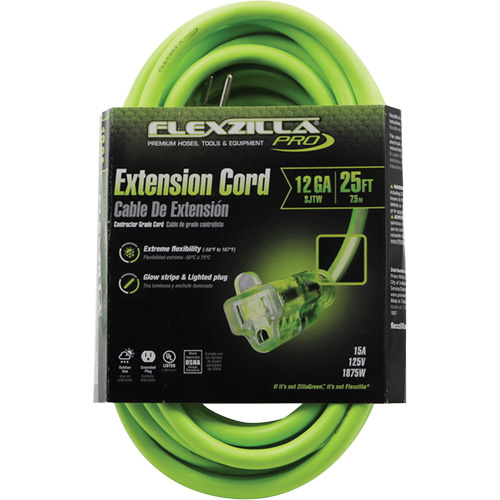 Prime Flexzilla® Pro Industrial Extension Cord  (Each)-Click on options for variations & Details.