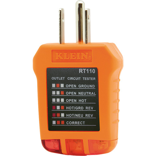 Klein Tools RT110 Receptacle Tester-(Each)