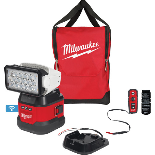 Milwaukee  2123-20  Utility Remote Control Search Light Kit, LED, 4250 Lumens - Each