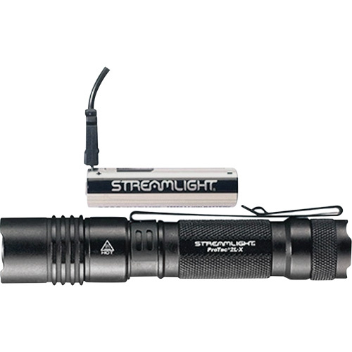 Streamlight  88082  ProTac<sup>?</sup> 2L-X Multi-Fuel Tactical Flashlight, LED, 500 Lumens, Rechargeable/CR123A Batteries - Each