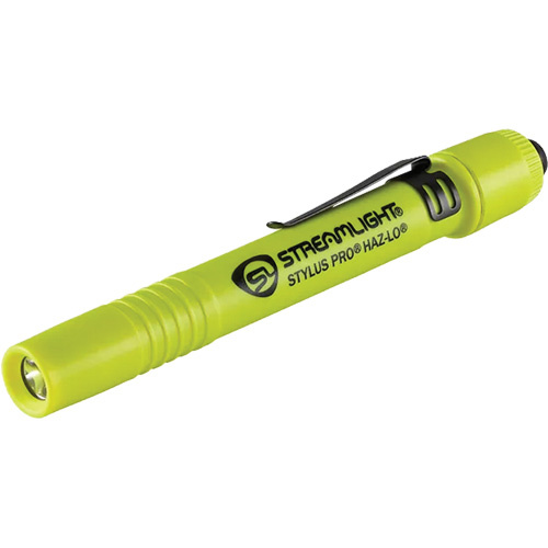 Streamlight  66300  Stylus Pro<sup>?</sup> HAZ-LO<sup>?</sup> Intrinsically-Safe Penlight, LED, 105 Lumens, AAA Batteries, Included - Each