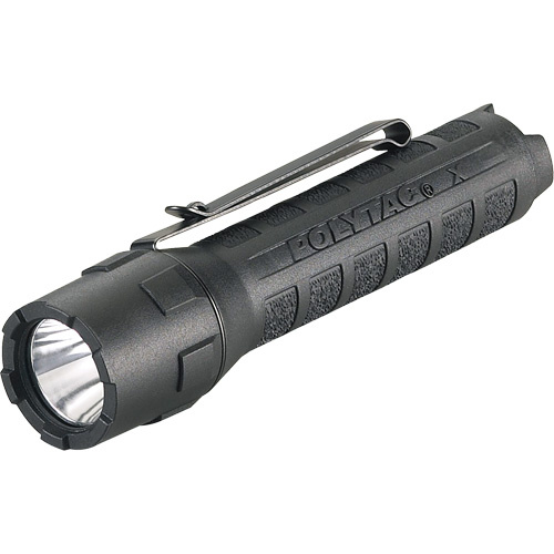 Streamlight  88603  Polytac<sup>?</sup> X Flashlight, LED, 600 Lumens, CR123A Batteries - Each