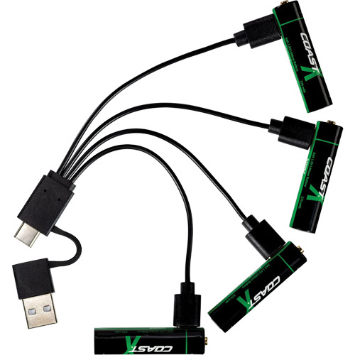 Coast 30985 Zithion-X AAA Rechargeable Batteries-(Pack of 4)