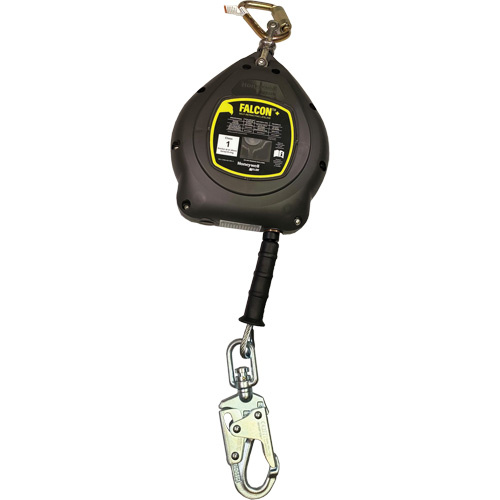 Honeywell  MFS-OGC1-02/20FT  Falcon?+ Self-Retracting Lifeline, 20', Galvanized Steel, Swivel - Each