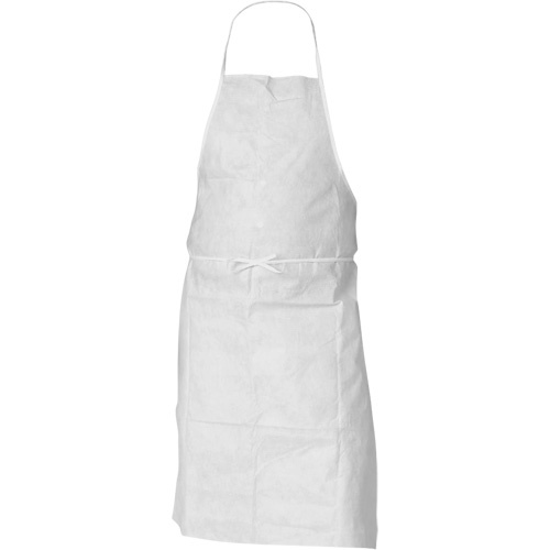 Ansell  43744  KleenGuard? A10 Apron, Polyethylene, White, 28" W x 36" L - Case of 100