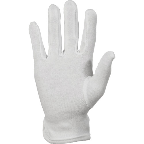Superior Glove Works Ltd.  LL100-7  Classic Inspectors Parade Gloves, Cotton/Nylon, Unhemmed Cuff, 7/Small - Pack of 12 Pairs