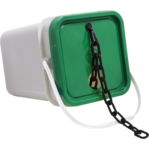 Mr. Chain 50003-P Plastic Safety Chain, Black-(Each)