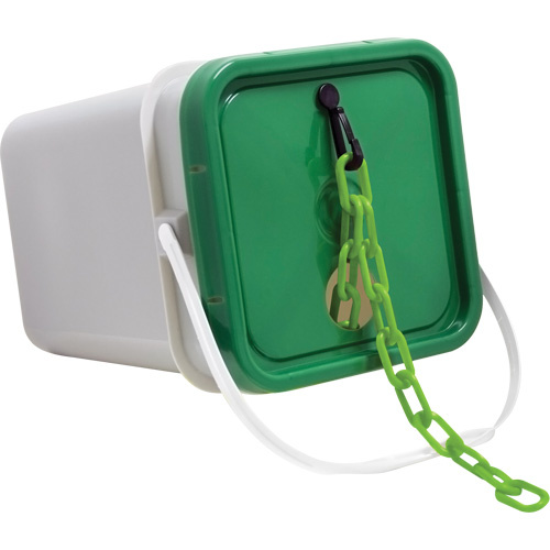 Mr. Chain 50014-P Plastic Safety Chain, Green-(Each)