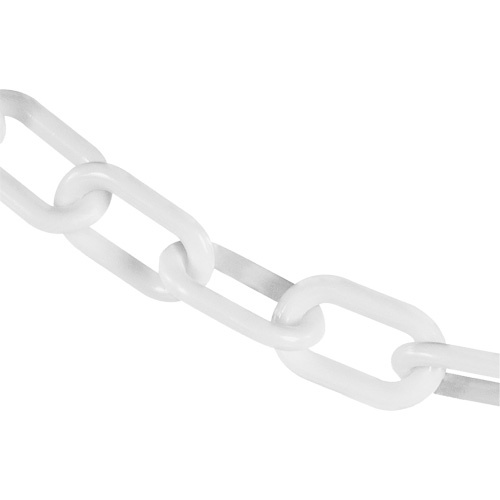 Mr. Chain 51001-100 Heavy-Duty Plastic Safety Chain, White-(Each)