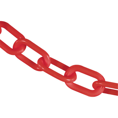 Mr. Chain 51005-100 Heavy-Duty Plastic Safety Chain, Red-(Each)