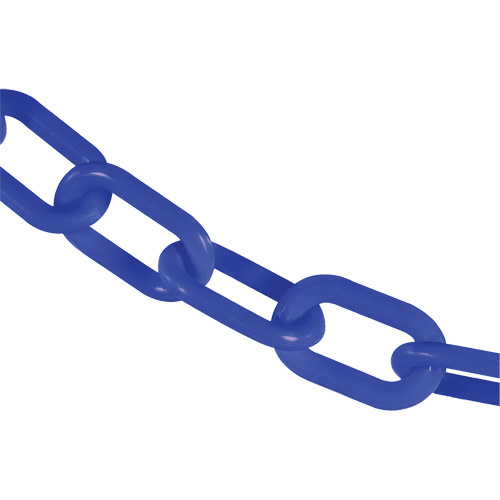 Mr. Chain 51006-100 Heavy-Duty Plastic Safety Chain, Blue-(Each)