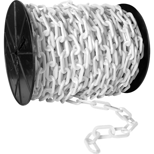 Mr. Chain 51012-P Heavy-Duty Plastic Safety Chain, Orange-(Each)