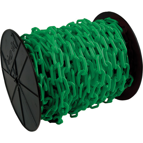 Mr. Chain 51104 Heavy-Duty Plastic Safety Chain, Green-(Each)
