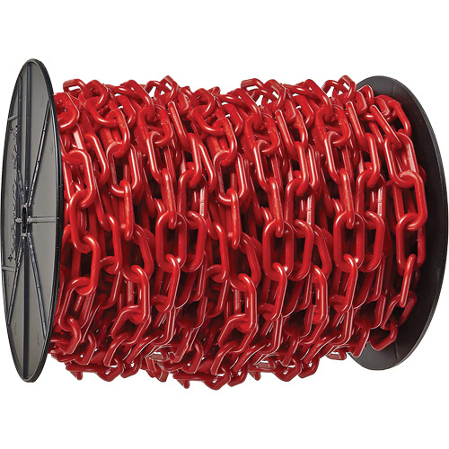 Mr. Chain 51105 Heavy-Duty Plastic Safety Chain, Red-(Each)