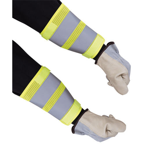 Pioneer  V1041460-O/S  164A High-Visibility Yellow 8" Traffic Cuffs - Pair