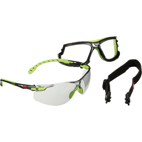 3M  S1207SGAF-TKT  Solus? 1000 Series Safety Glasses, Grey Lens, Anti-Fog/Anti-Scratch, ANSI Z87+/Meets/Exceeds CSA Z94.3 - Each