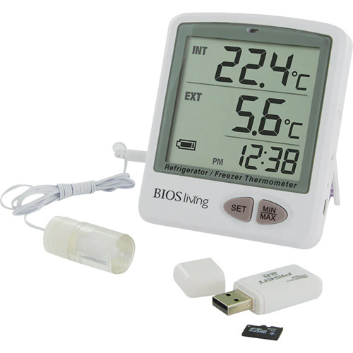 BIOS  124SC  Living Vaccine Data Logger, - 50 ?C to +70 ?C (- 58 ?F to +158 ?F) - Each