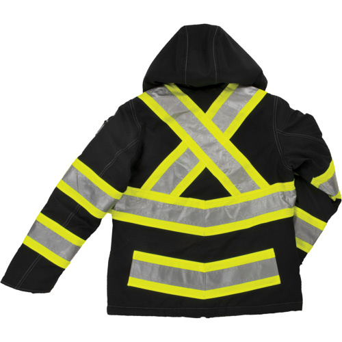 Tough Duck  SJ411-BLK-2XL  Women?s Insulated Flex Safety Jacket, Polyester, Black, 2X-Large - Each