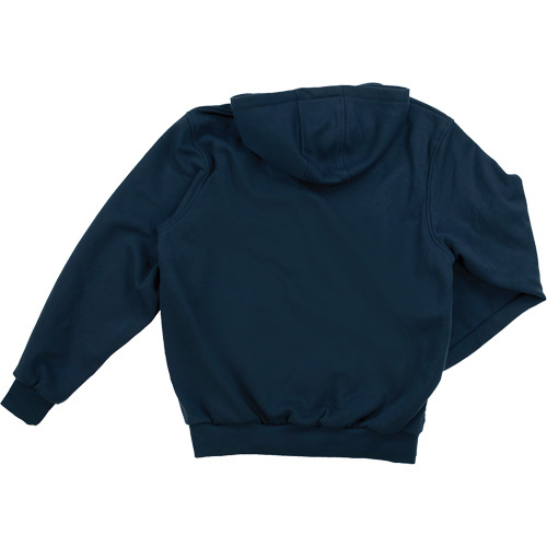 Tough Duck  WJ221-NVY-S  Water Repellent Fleece Pullover Hoodie, Men's, Small, Navy Blue - Each
