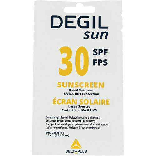 Degil  1231010  Sunscreen, SPF 30, Lotion - Box of 50
