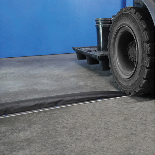 Enpac  48-212-BK-DBKIT  Modular Drive-Over Diverter Berm Kit, W x 12' L x 2" H, Foam Wall - Each