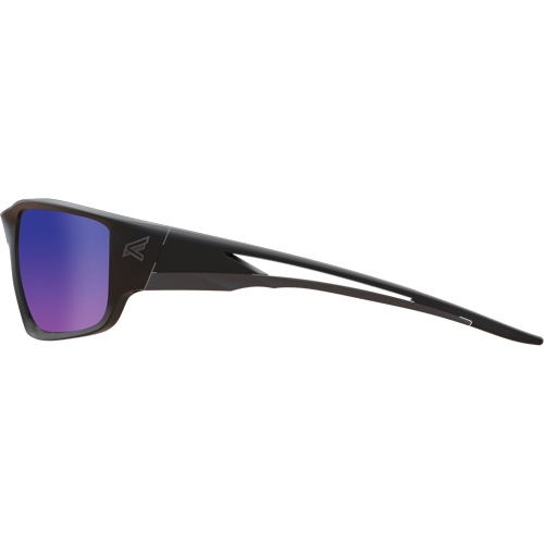 Edge Safety Eyewear  TSKAP218  Kazbek Safety Glasses, Blue Mirror Lens, Anti-Scratch/Polarized, ANSI Z87+/MCEPS GL-PD 10-12/Meets/Exceeds CSA Z94.3 - Each