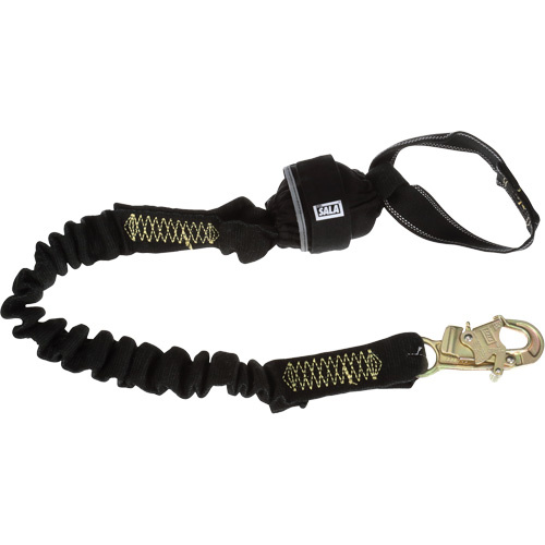 3M 1246519C Shock Absorbing Arc Flash Web Lanyard, 6', Snap Hook Center, Choke-Off Loop Leg Ends, Kevlar/Nomex-(Each)