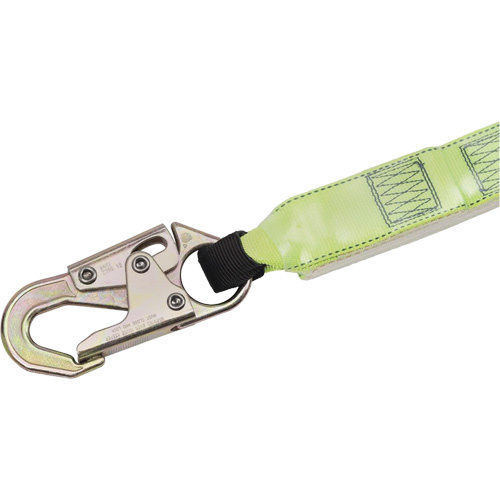 Peakworks  V8104904  SA-64000-4 Shock Absorbing Lanyard, 4', Snap Hook Center, Snap Hook Leg Ends, Polyester - Each