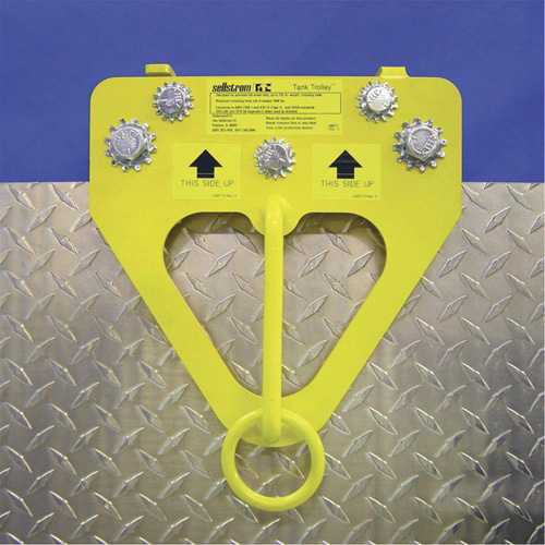 Peakworks  V82236  1" to 1-7/8" Wide Flange Tank Trolley, Temporary Use - Each