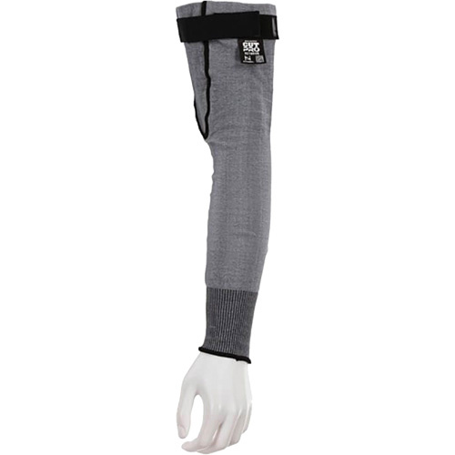 Mcr Safety 92185VR CutPro Cut-Resistant Sleeve, HyperMax, 18", ASTM ANSI Level A6, Grey-(Each)